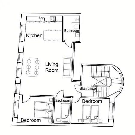 Feriebolig Perfect 3br Flat In The Centre Of